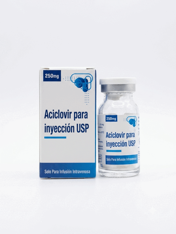 Aciclovir 250 mg / 10 mL vial en Caracas - GI Grupo Fármaco Venezuela