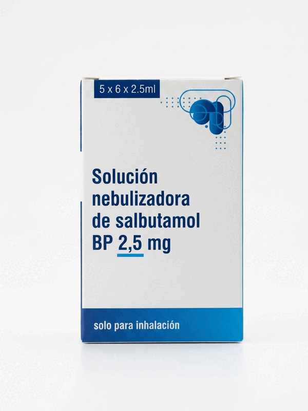 Salbutamol 2,5 mg / 2,5 mL · caja x 30 viales en Caracas - GI Grupo Fármaco Venezuela